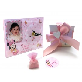 Bomboniere battesimo Minnie baby orologio compleanno bimbo