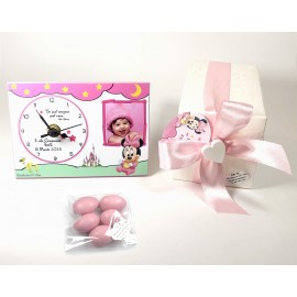 Bomboniere battesimo Minnie baby orologio compleanno bimbo