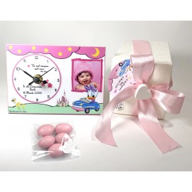 Bomboniere battesimo Paperina orologio compleanno bimbo