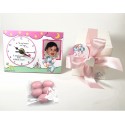 Bomboniere battesimo Elefantino orologio compleanno bimba
