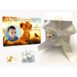 Dettagli su Bomboniera battesimo Re leone OROLOGIO BATTESIMO COMPLEANNO bimbo