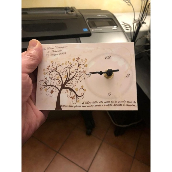 Bomboniera orologio albero della vita matrimonio cresima battesimo