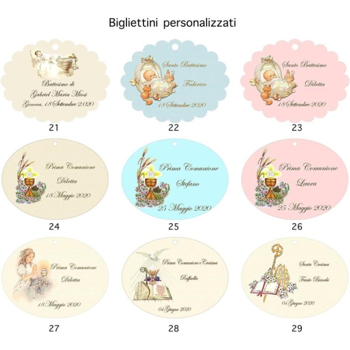 BOMBONIERA PRIMA COMUNIONE OROLOGIO PERSONALIZZATO PR8