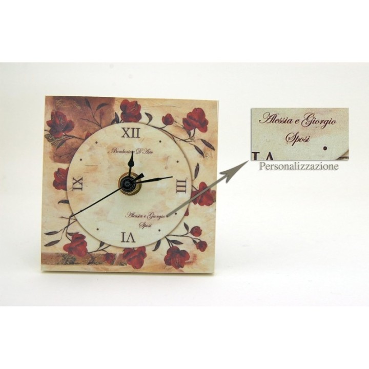 Bomboniere D'Arte™ Orologio BOMBONIERA Matrimonio Stile Elegant Personalizzati (EL04)
