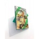  Bomboniera Compleanno magnete targa pubblicità cm. 9x6 struttua plexiglass personalizzata