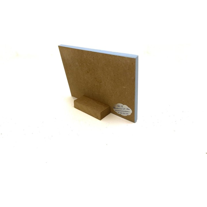 BOMBONIERE BATTESIMO FEMMINA CARTA D'IDENTITA' IN LEGNO CM. 10x7,5 CON MAGNETE O PIEDINO COL. ROSA