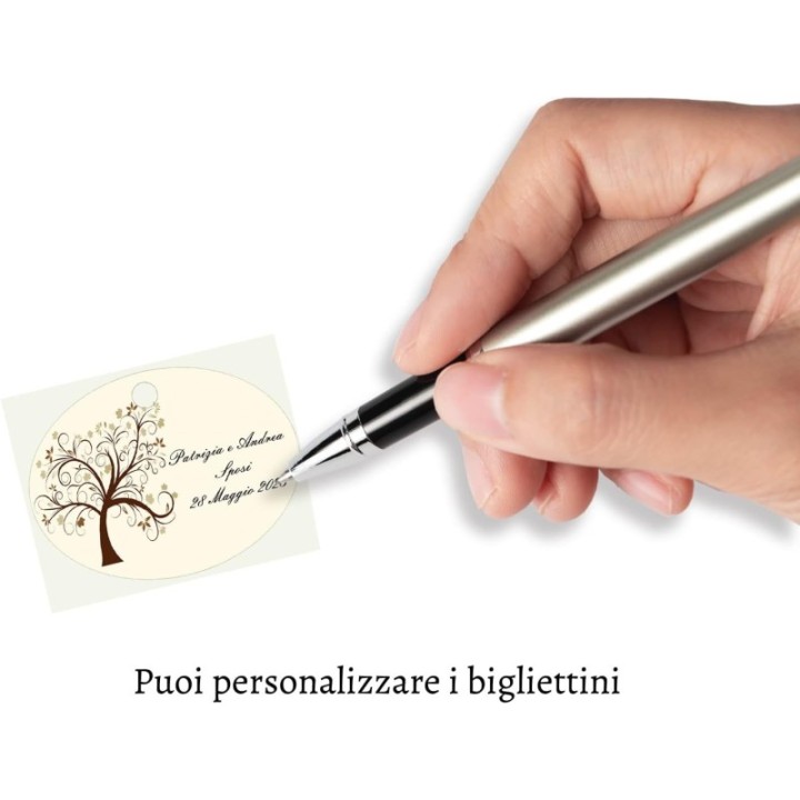 Bomboniere Albero della Vita Battesimo cresima Orologio Bimbo (Set da 6 Bomboniere)