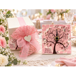 BOMBONIERA BATTESIMO CRESIMA BIMBA OROLOGIO PERSONALIZZATO